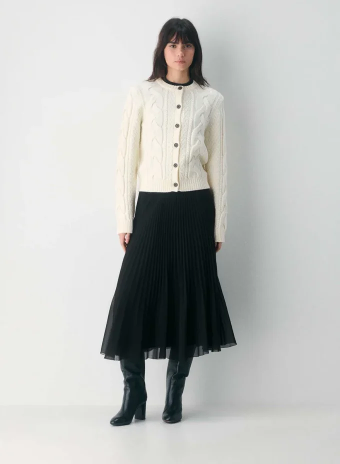 Heritage Knit Merino Wool Crew Cardigan Heritage Knit Merino Wool Crew Cardigan