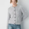 Heritage Knit Merino Wool Crew Cardigan Heritage Knit Merino Wool Crew Cardigan