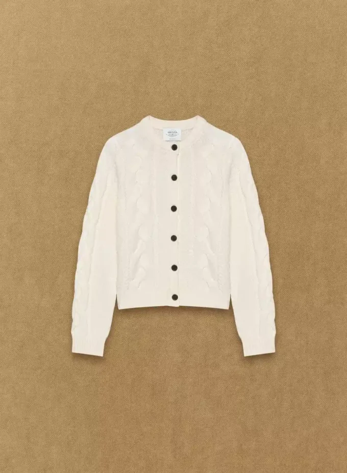 Heritage Knit Merino Wool Crew Cardigan Heritage Knit Merino Wool Crew Cardigan