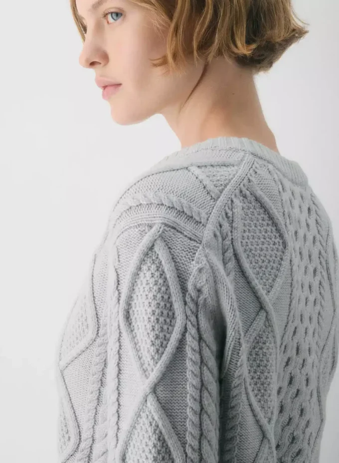 Heritage Knit Merino Wool Crew Cardigan Heritage Knit Merino Wool Crew Cardigan