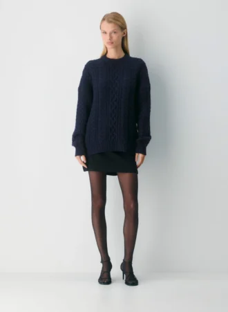 Heritage Knit Merino Wool Crew Sweater