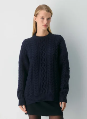 Heritage Knit Merino Wool Crew Sweater