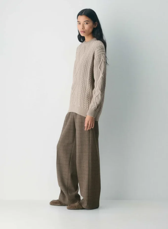 Heritage Knit Merino Wool Crew Sweater