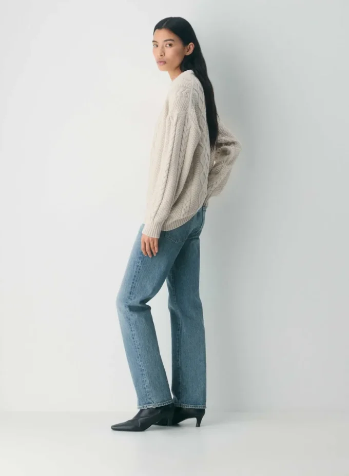 Heritage Knit Merino Wool Crew Sweater