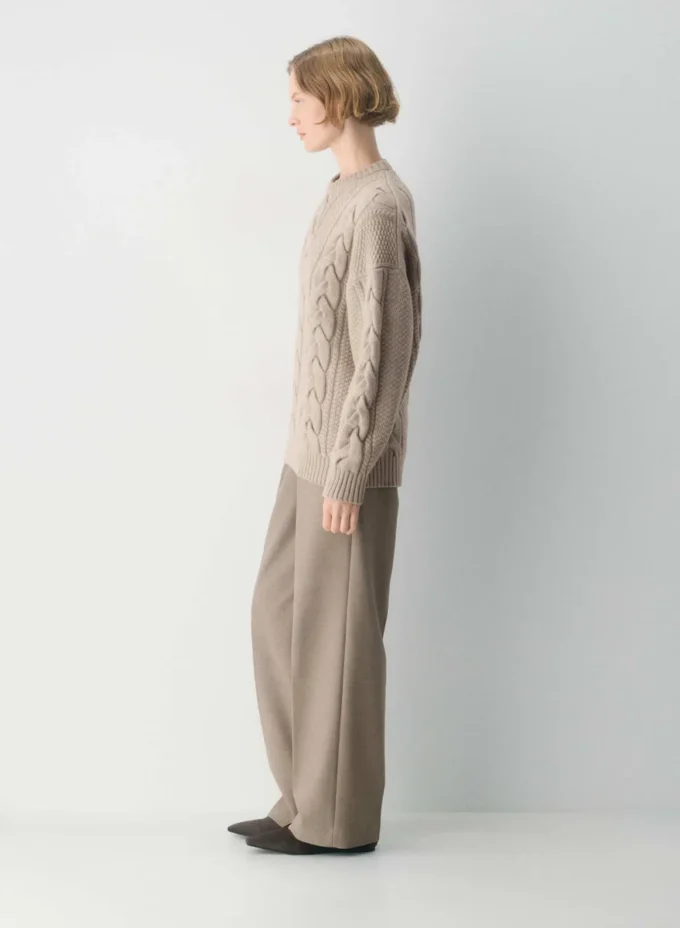 Heritage Knit Merino Wool Crew Sweater