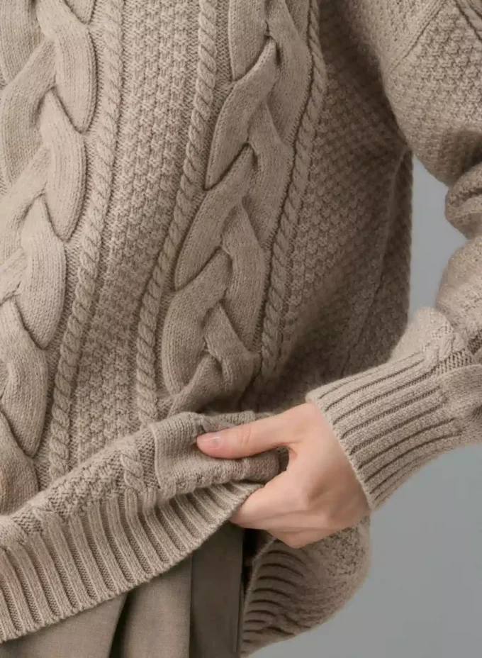 Heritage Knit Merino Wool Crew Sweater