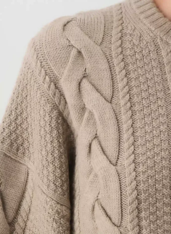 Heritage Knit Merino Wool Crew Sweater