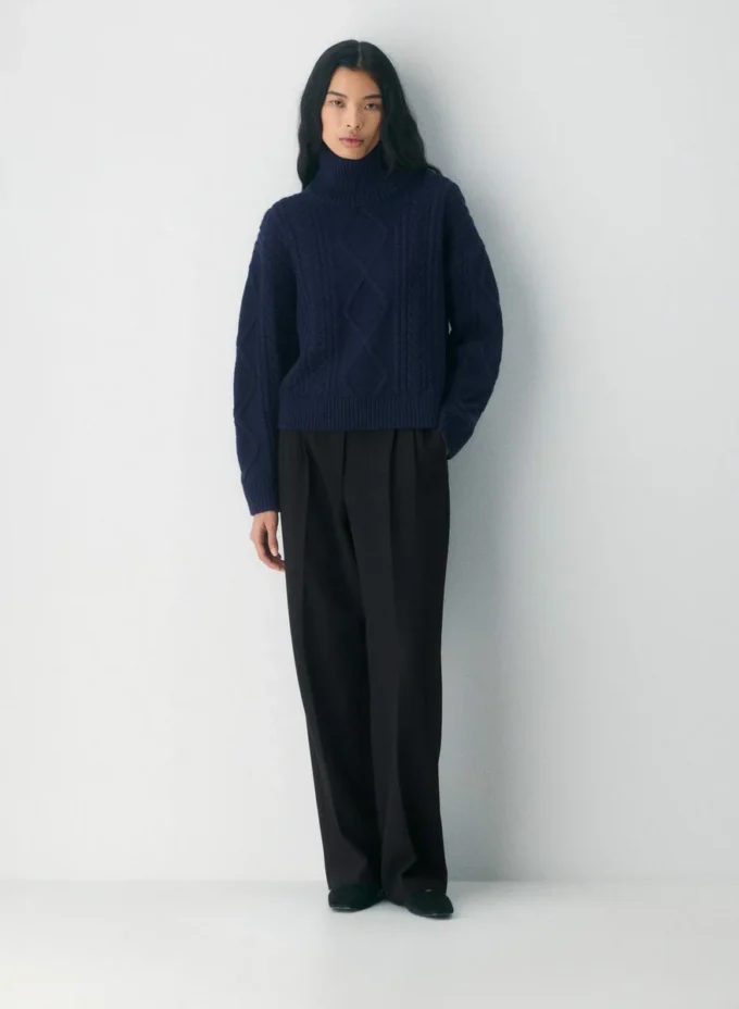 Heritage Knit Merino Wool Hi-hip Turtleneck Heritage Knit Merino Wool Hi-hip Turtleneck