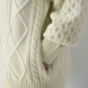 Heritage Knit Merino Wool Mockneck Zip-up