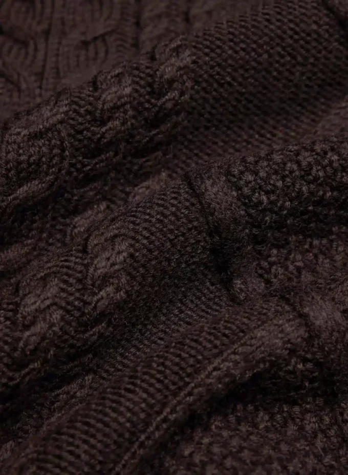 Heritage Knit Merino Wool Shawl Neck Sweater Heritage Knit Merino Wool Shawl Neck Sweater