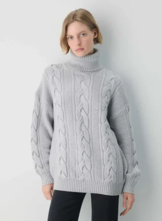 Heritage Knit Merino Wool Turtleneck