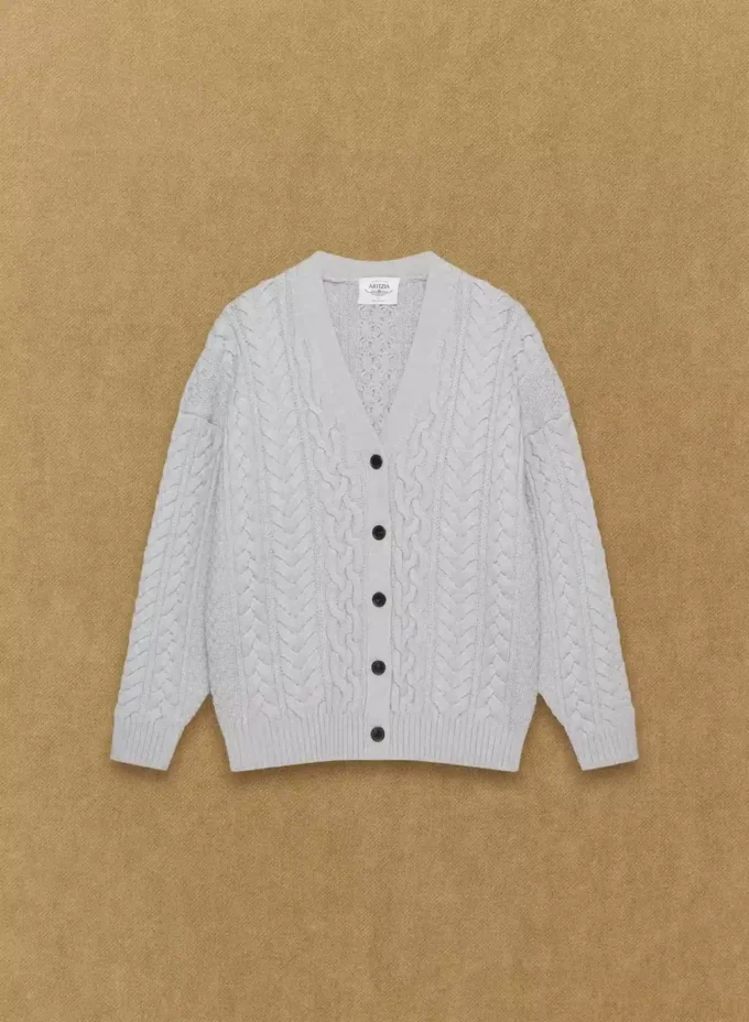 Heritage Knit Merino Wool V-neck Cardigan Heritage Knit Merino Wool V-neck Cardigan