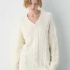 Heritage Knit Merino Wool V-neck Sweater Heritage Knit Merino Wool V-neck Sweater