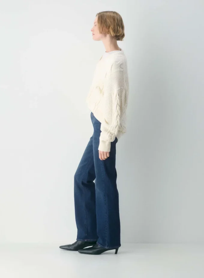 Heritage Knit Merino Wool V-neck Sweater Heritage Knit Merino Wool V-neck Sweater