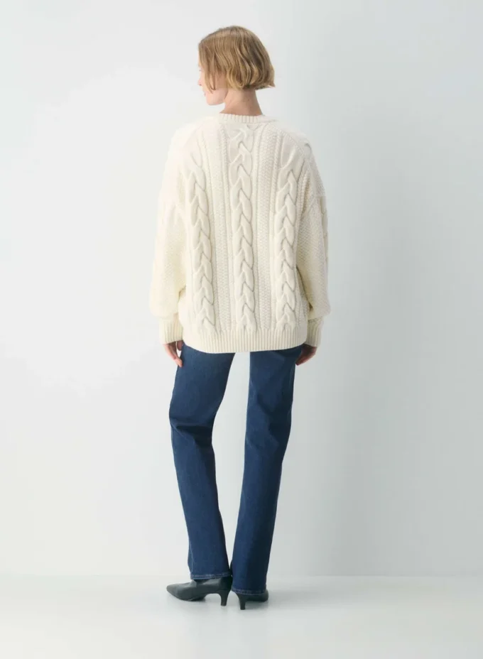 Heritage Knit Merino Wool V-neck Sweater Heritage Knit Merino Wool V-neck Sweater