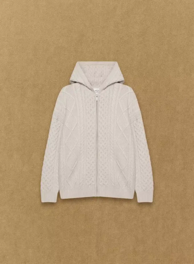 Heritage Knit Merino Wool Zip Hoodie Heritage Knit Merino Wool Zip Hoodie