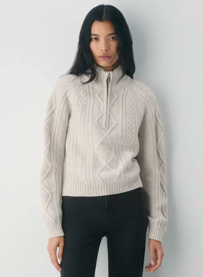 Heritage Merino Wool 1/4 Zip Hi-hip Sweater Heritage Merino Wool 1/4 Zip Hi-hip Sweater