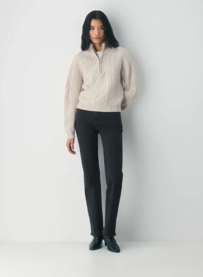 Heritage Merino Wool 1/4 Zip Hi-hip Sweater Heritage Merino Wool 1/4 Zip Hi-hip Sweater