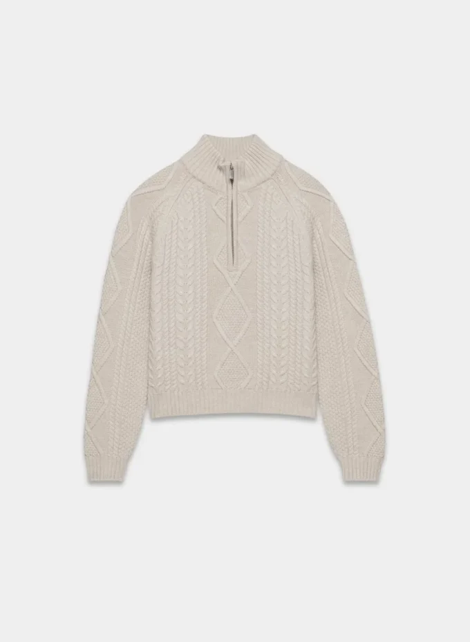 Heritage Merino Wool 1/4 Zip Hi-hip Sweater Heritage Merino Wool 1/4 Zip Hi-hip Sweater