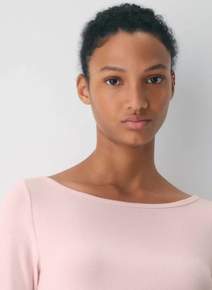 HomeStretch™ Rib Boatneck Longsleeve HomeStretch™ Rib Boatneck Longsleeve