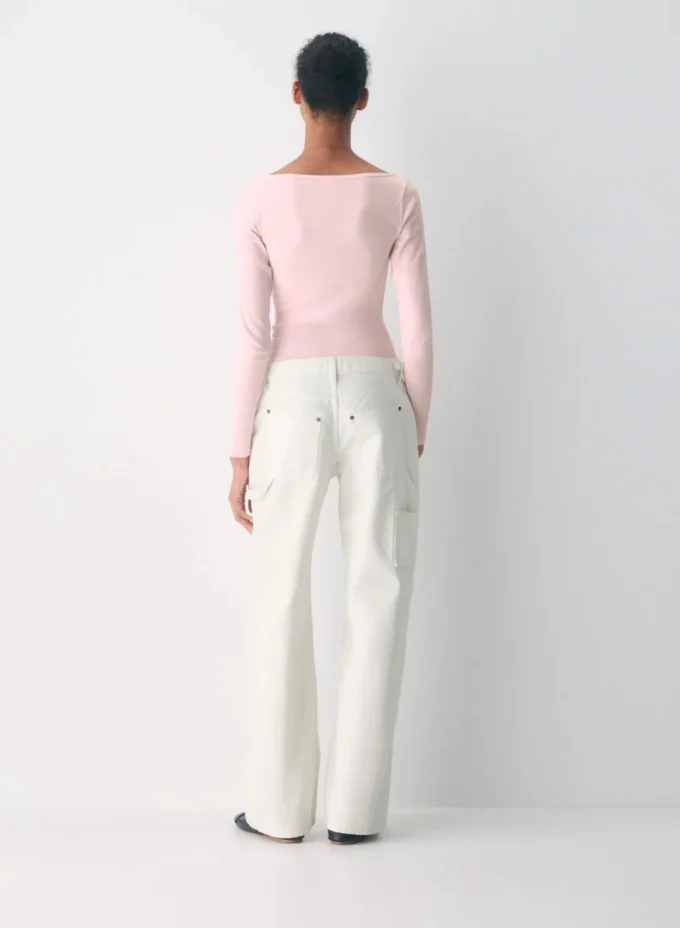 HomeStretch™ Rib Boatneck Longsleeve HomeStretch™ Rib Boatneck Longsleeve