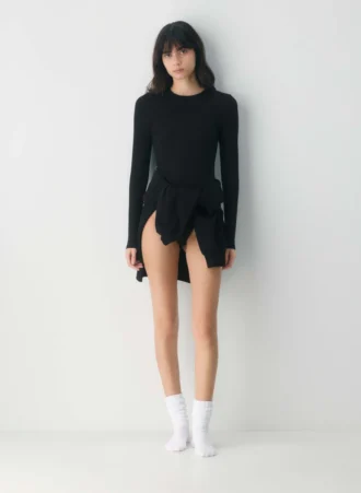 HomeStretch™ Rib Crew Bodysuit