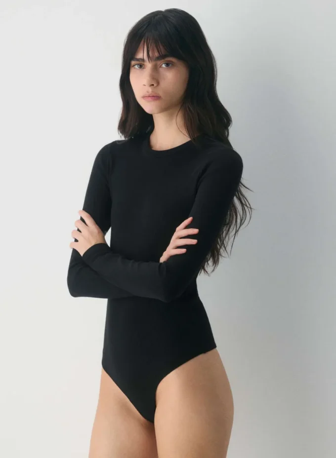 HomeStretch™ Rib Crew Bodysuit HomeStretch™ Rib Crew Bodysuit