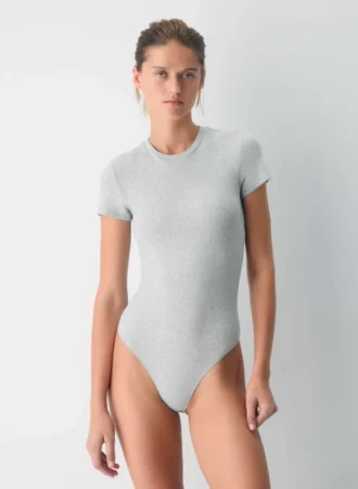 HomeStretch™ Rib Crew Bodysuit