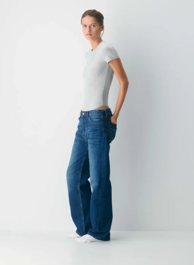 HomeStretch™ Rib Crew Bodysuit