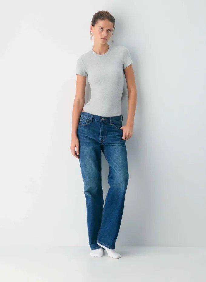 HomeStretch™ Rib Crew Bodysuit