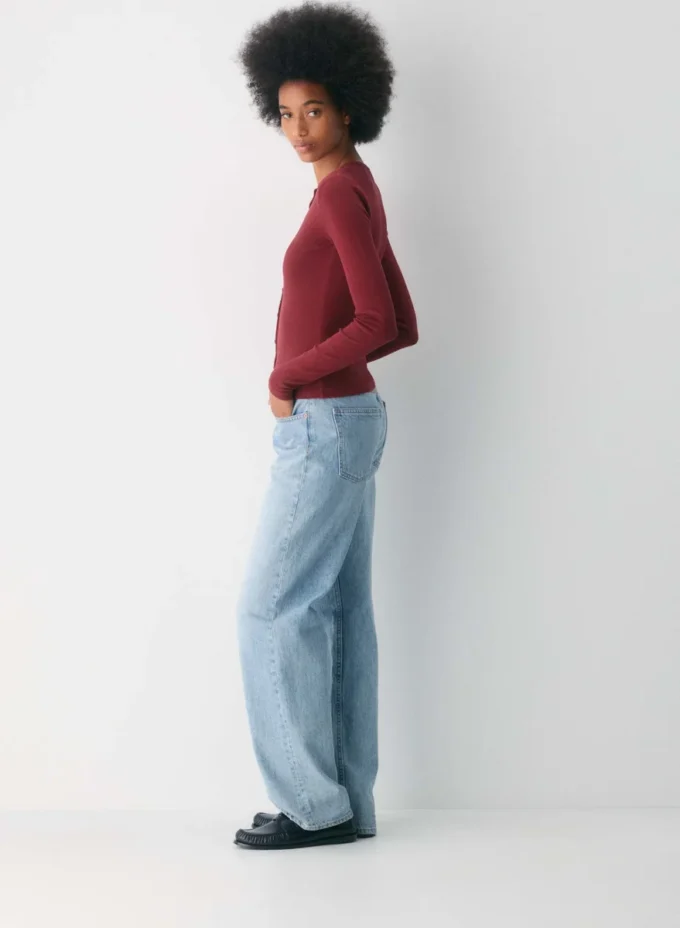 HomeStretch™ Rib Crew Button-Up HomeStretch™ Rib Crew Button-Up