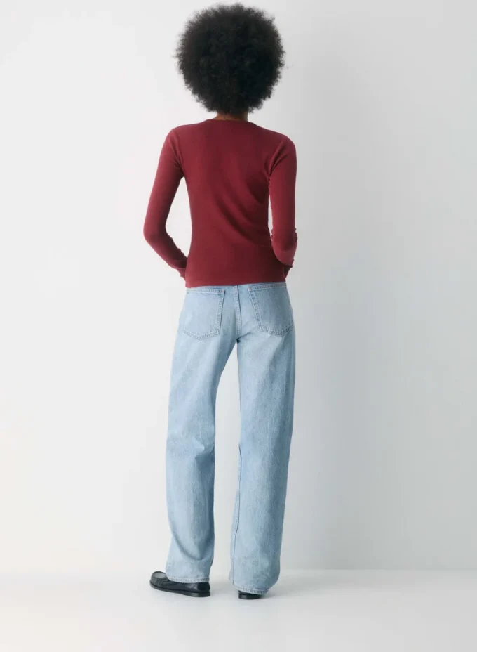 HomeStretch™ Rib Crew Button-Up HomeStretch™ Rib Crew Button-Up