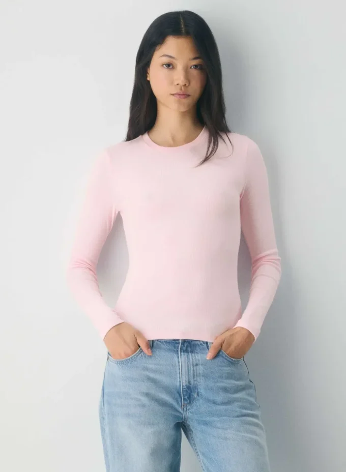 HomeStretch™ Rib Crew Longsleeve HomeStretch™ Rib Crew Longsleeve