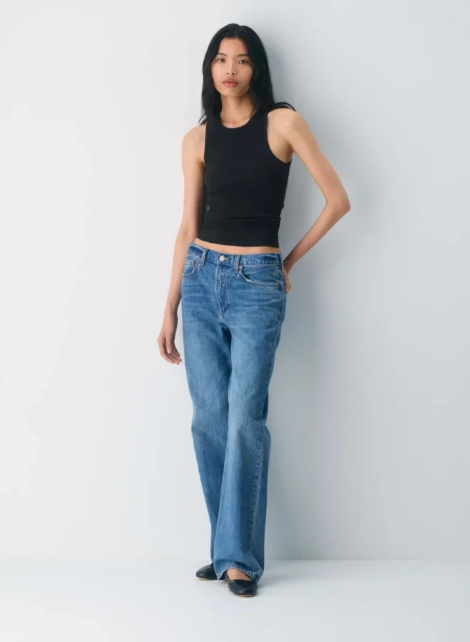 HomeStretch™ Rib Crew Tank