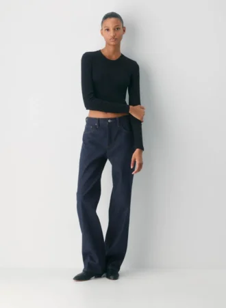 HomeStretch™ Rib Crew Waist Longsleeve