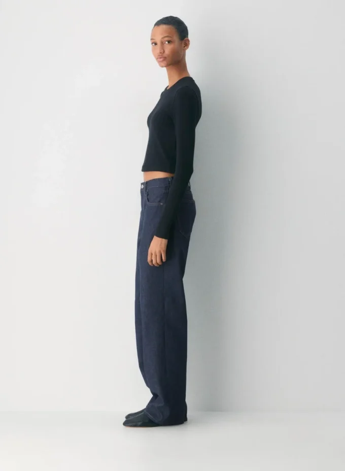 HomeStretch™ Rib Crew Waist Longsleeve HomeStretch™ Rib Crew Waist Longsleeve