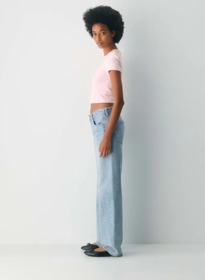 HomeStretch™ Rib Crew Waist T-Shirt HomeStretch™ Rib Crew Waist T-Shirt