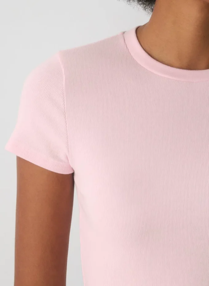 HomeStretch™ Rib Crew Waist T-Shirt HomeStretch™ Rib Crew Waist T-Shirt