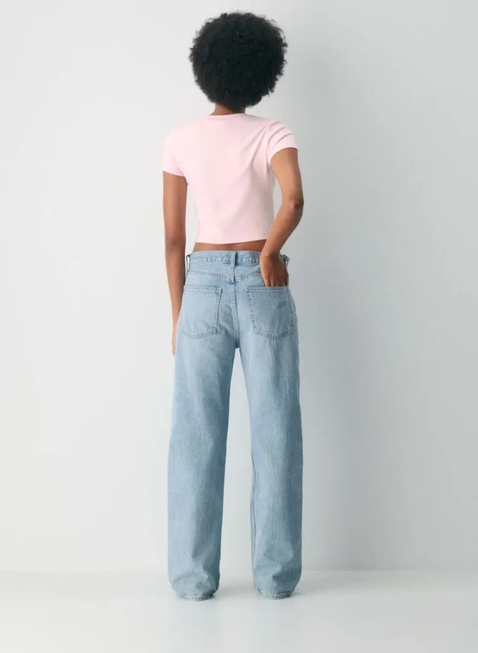 HomeStretch™ Rib Crew Waist T-Shirt HomeStretch™ Rib Crew Waist T-Shirt