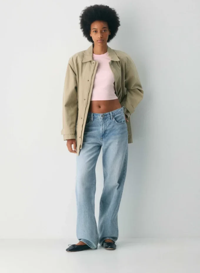 HomeStretch™ Rib Crew Waist T-Shirt HomeStretch™ Rib Crew Waist T-Shirt