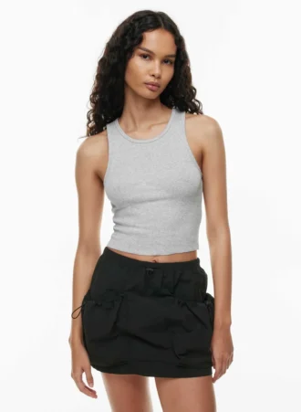 HomeStretch™ Rib Crew Waist Tank