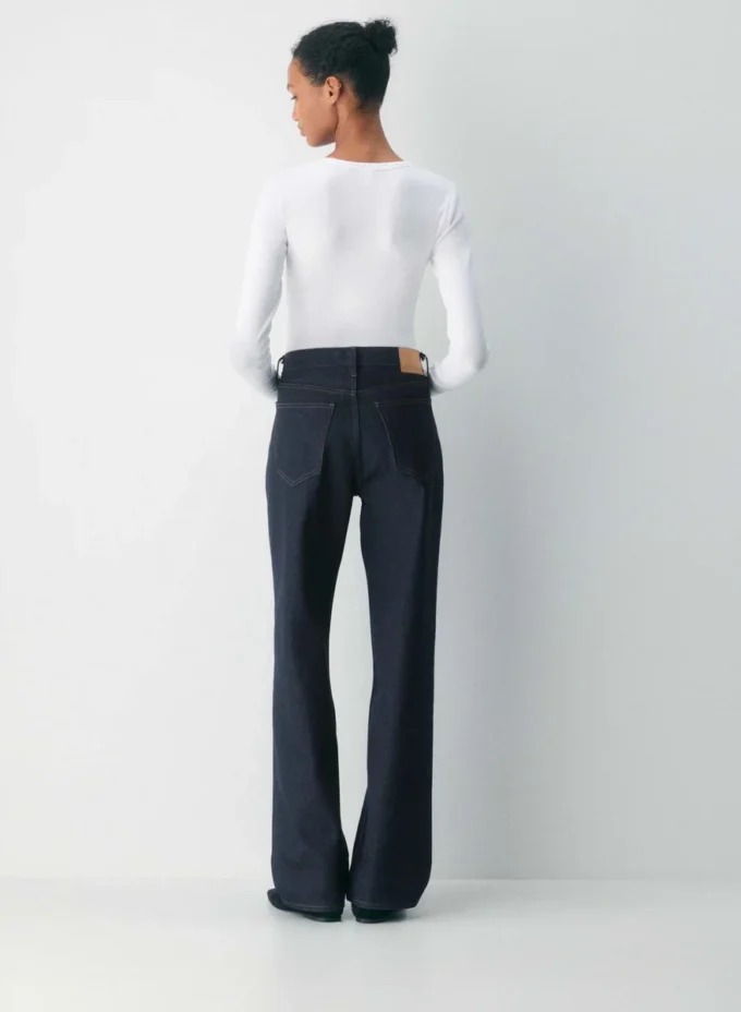 Homestretch™ Rib Deep V-neck Longsleeve