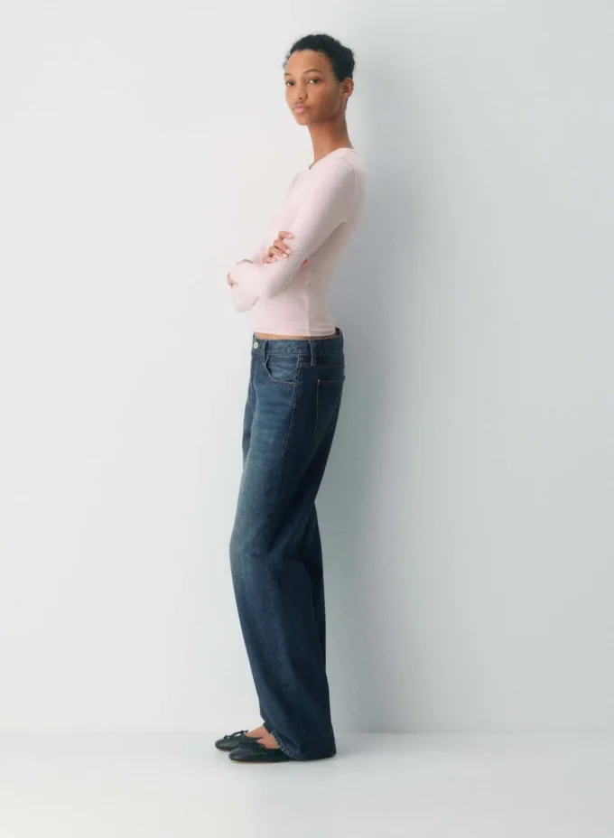 Homestretch™ Rib High V-neck Longsleeve Homestretch™ Rib High V-neck Longsleeve