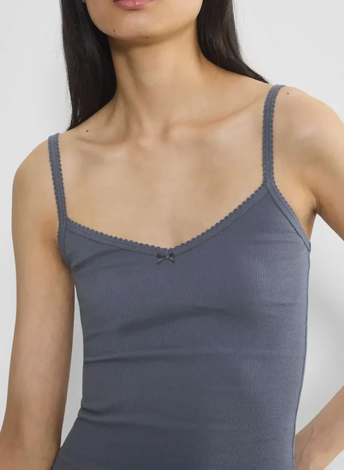 HomeStretch™ Rib Lace V-Neck Cami Tank HomeStretch™ Rib Lace V-Neck Cami Tank