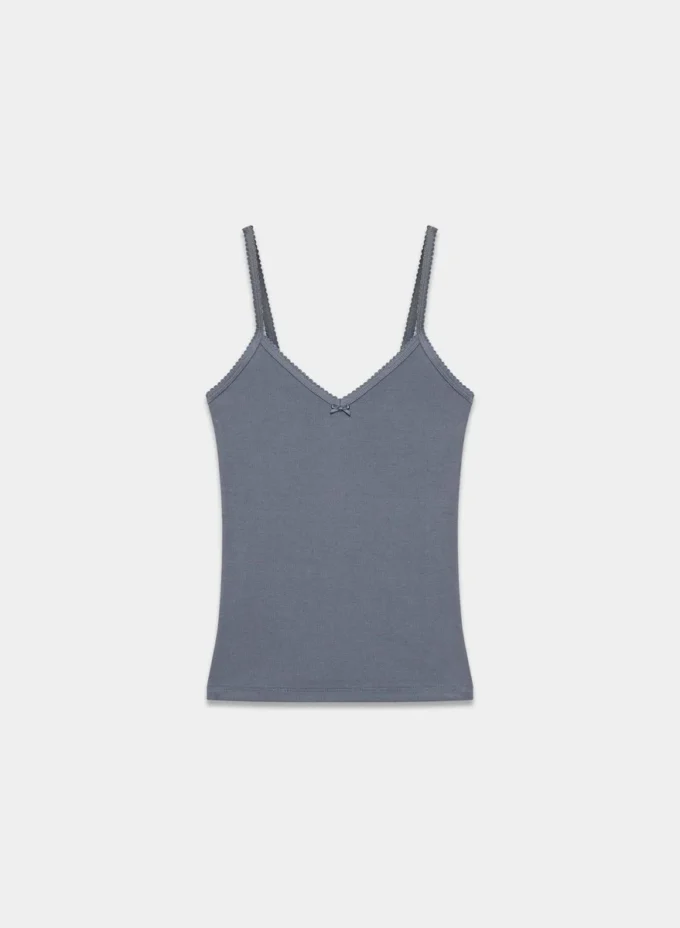 HomeStretch™ Rib Lace V-Neck Cami Tank HomeStretch™ Rib Lace V-Neck Cami Tank