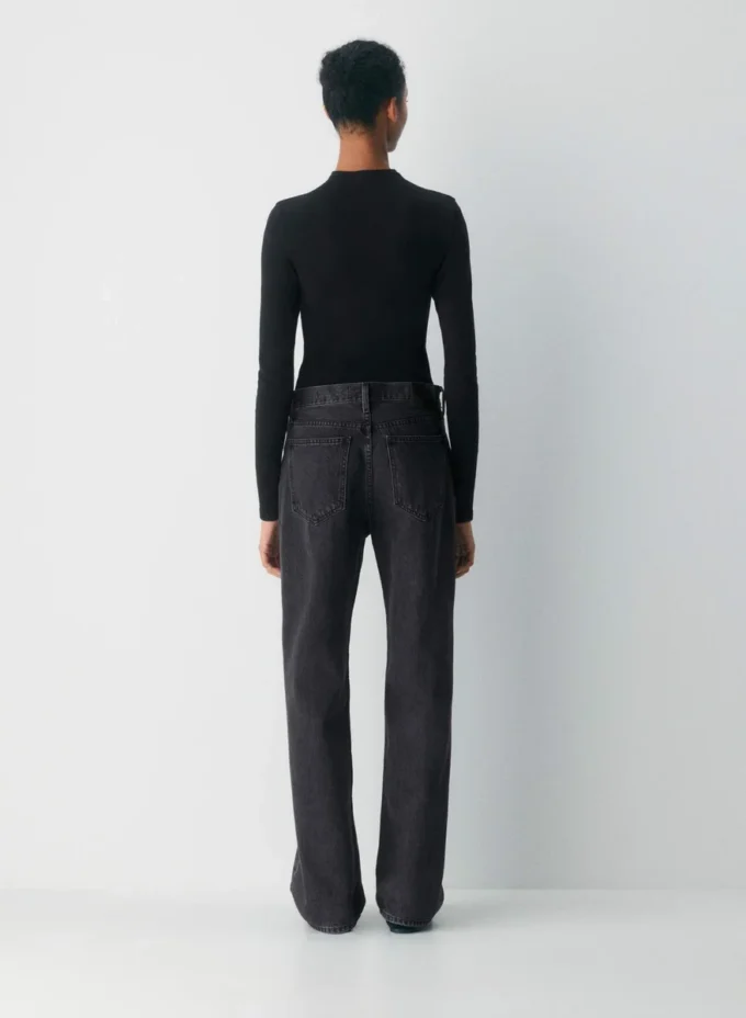 HomeStretch™ Rib Mockneck Longsleeve