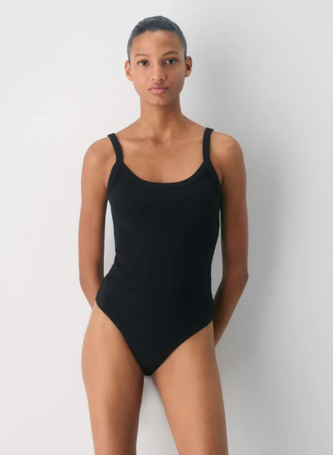 HomeStretch™ Rib Scoopneck Bodysuit