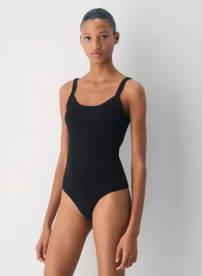 HomeStretch™ Rib Scoopneck Bodysuit