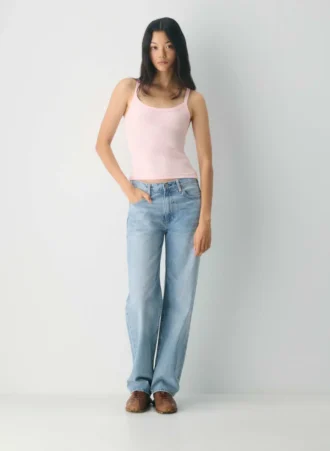 HomeStretch™ Rib Scoopneck Cami Tank