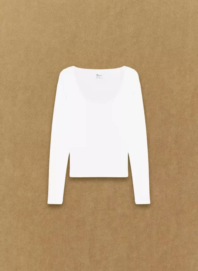 HomeStretch™ Rib Scoopneck Longsleeve HomeStretch™ Rib Scoopneck Longsleeve